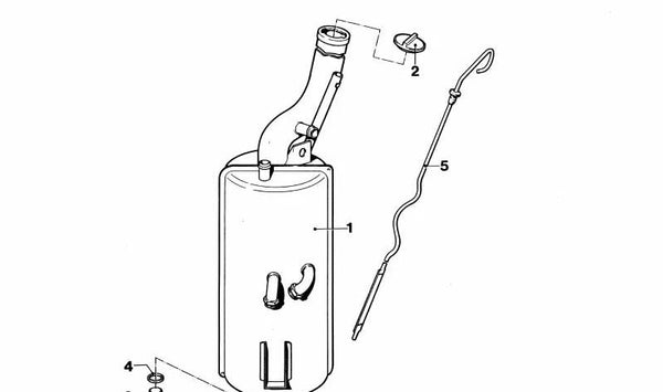 Varilla de medir aceite para BMW F01, F02, F07, F10, F11, E70 (OEM 11431304546). Original BMW