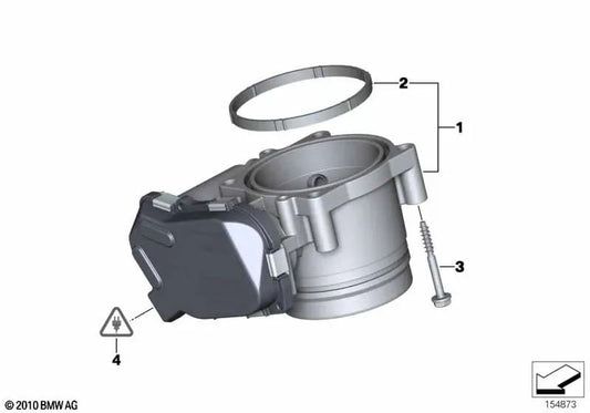 Ansaugkanal für BMW 1er E81, E82, E87N, E88, 3er E90, E90N, E91, E91N, E92, E92N, E93, E93N, 5er E60N, E61N, F10, F11, F18, F18N, 6er E63N, E64N, Serie 7 F01, F01N, F02, F02N, X1 E84, X3 E83N, F25, X5 E70, Z4 E89 (OEM 13547556118).