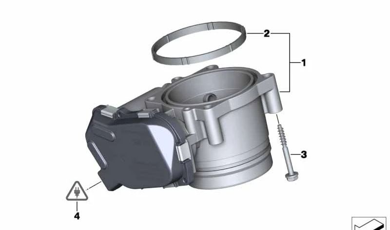 Cuerpo de aceleración OEM 13547597871 para BMW (Modelos compatibles: E82, E88, F20, F21, F22, F23, F87, E90, E91, E92, E93, F30, F31, F34, F80, F32, F33, F36, F82, F83, F07, F10, F11, F18, F06, F12, F13, F01, F02, E84, F25, F26, E70, F15, E71, F16).