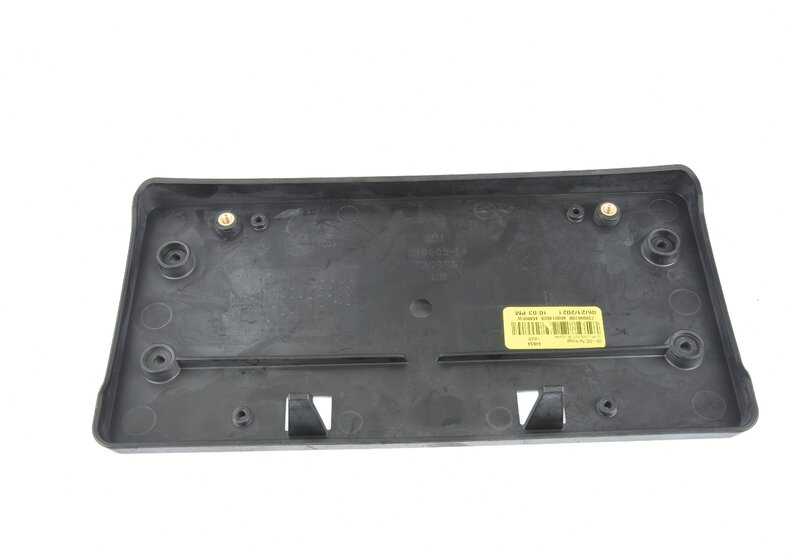 Soporte de matrícula delantero para BMW G01 (OEM 51117399967). Original BMW