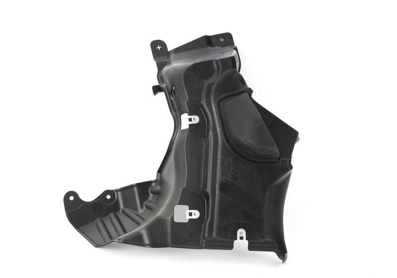 Revestimiento inferior trasero izquierdo para BMW F91, F92, F93 (OEM 51758079995). Original BMW.