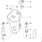 Depósito Limpia Parabrisas Y Faros Delanteros 5L Para Bmw E46. Original Recambios