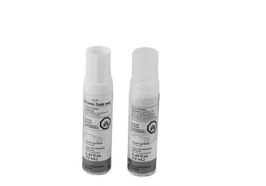 Galvanic Gold a rencontré la peinture de retouche. OEM 51912465715 pour la série BMW 1 F40, série 2 F44, série 3 G20 / G21, 4 G22 / G23, X1 F48, X2 F39, X3 G01 et X4 G02. BMW d'origine.