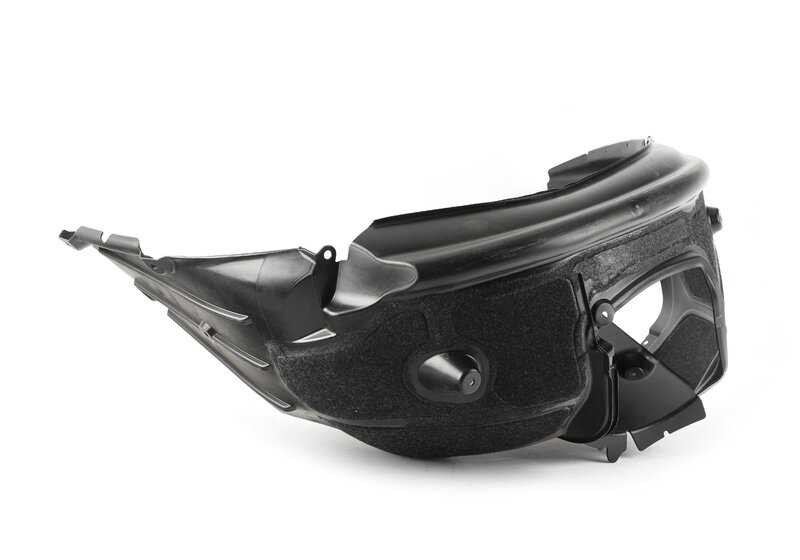 Cubierta del paso de rueda delantero derecho para BMW Serie 5 E60N, E61N (OEM 51717186922). Original BMW