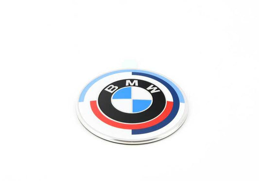 50 Jahre M emblem OEM 51148087189 for BMW F39, G02, F98. Genuine BMW.