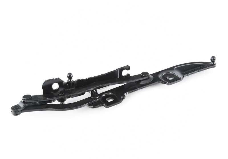 Right tailgate hinge for BMW E46 (OEM 41627028580). Original BMW.