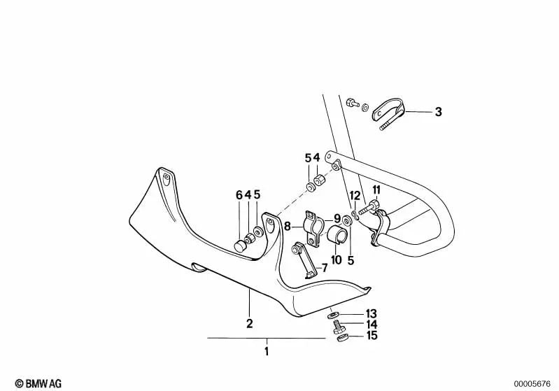 Soporte para BMW Serie R248 (OEM 46631455462). Original BMW