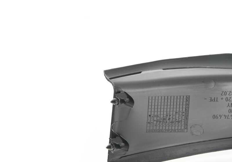 Rear right water channel cover for BMW F36N (OEM 51497474490). Original BMW