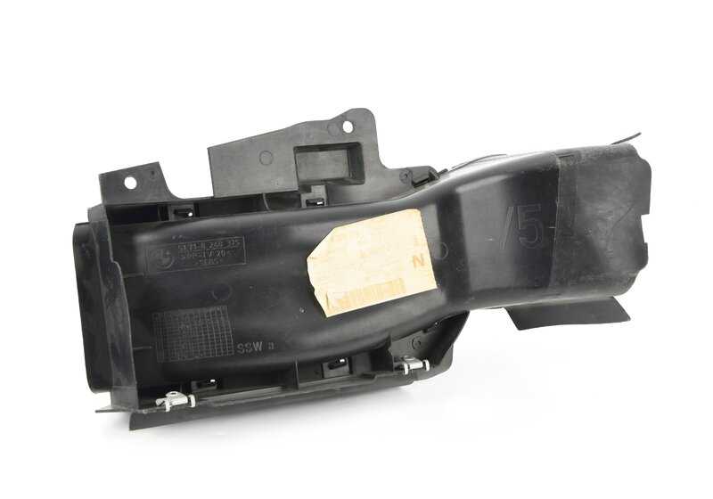 Conducto de aire de freno delantero izquierdo para BMW Serie 3 E46 (OEM 51718268375). Original BMW