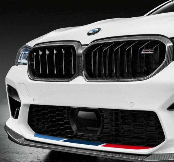 M Performance decorative grilles for BMW 5 Series F90N (OEM 51712469540). Genuine BMW.