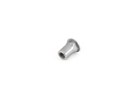 Flat Head Rivet Nut for BMW E81, E82, E87, E88, E46, E90, E91, E92, E93, E39, E60, E61, E63, E64, E38, E65, E66, E84, E85, E86, E89, E52 (OEM 25167563407). Genuine BMW