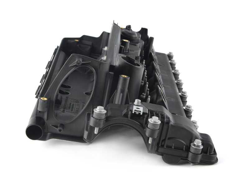 Cylinder Head Cover for BMW E46, E39, E38, E53 (OEM 11127786890). Genuine BMW.