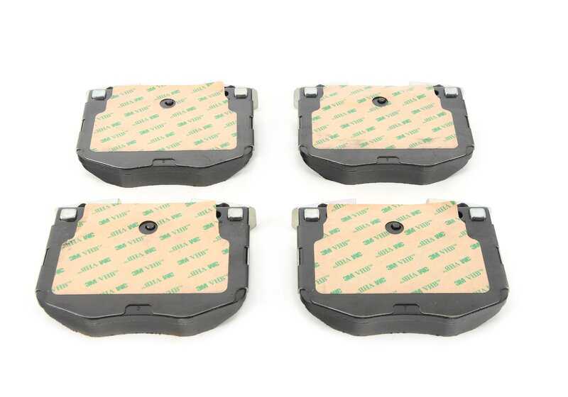 Juego de pastillas de freno sin amianto OEM 34116888458 para BMW G30, G32, G11, G12, G05, G06, G07. Original BMW