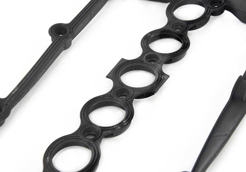 Profile gasket for BMW E46, E90, E91, E92, E93, E39, E60, E61, E63N, E64N, E38, E65, E66, E83, E53, E70, E71 (OEM 11127796378). Genuine BMW.