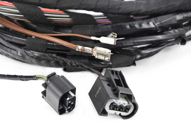 Juego de cables de repuesto, zona del amortiguador izquierdo para BMW E81, E82, E87, E87N, E88, E90N, E91N, E92, E93 (OEM 61129206018). Original BMW.