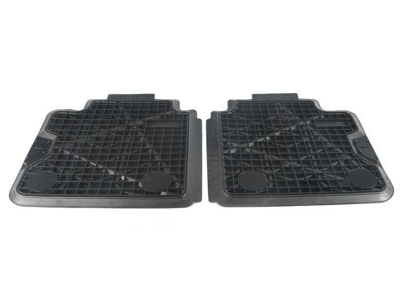 Rear all-weather mats for BMW G70 (OEM 51475A56C43). Original BMW