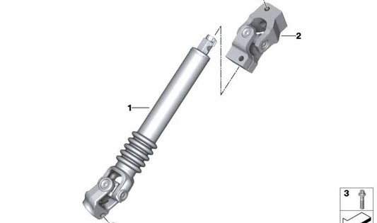 Lenkspindel (columna de dirección) para BMW E82, E90, E92, E93 (OEM 32302283432). Original BMW