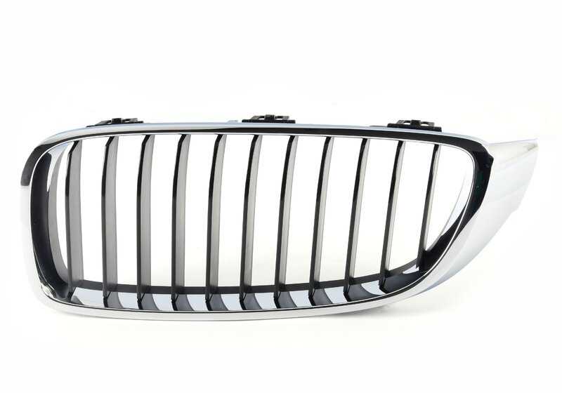 Rejilla Decorativa Delantera Izquierda para BMW Serie 4 F32, F33, F36 (OEM 51135A3D021). Original BMW