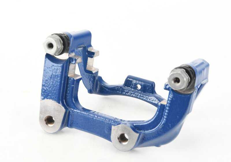 Soporte de freno azul derecho para BMW G01, G02, G05, G18, G06 (OEM 34206891912). Original BMW