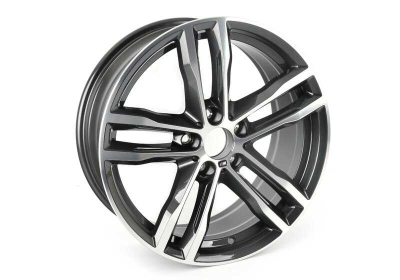 M alloy wheels Doppelspeiche 704 for BMW 3 Series F30, F31 4 Series F32, F33, F36 (OEM 36117856710). Original BMW