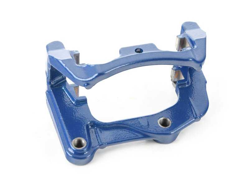 Soporte de freno azul izquierdo para BMW G01 Serie X3 (OEM 34206887411). Original BMW