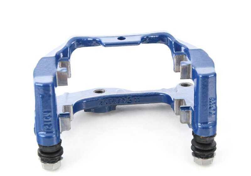 Soporte de freno azul izquierdo para BMW G01 Serie X3 (OEM 34206887411). Original BMW