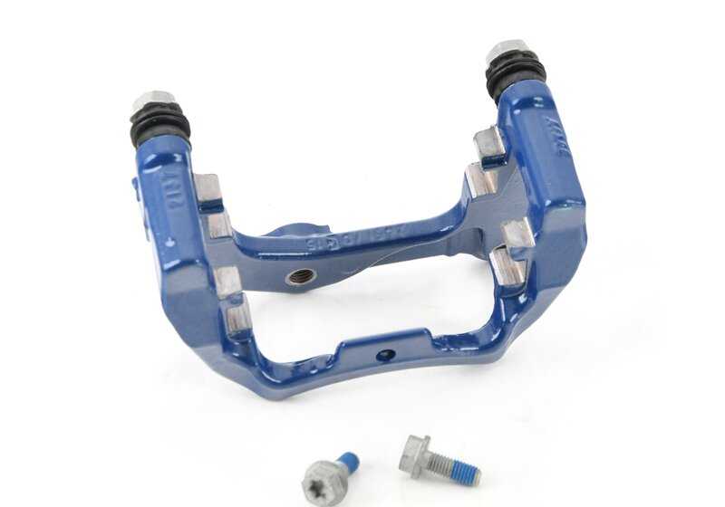 Soporte de freno azul derecho para BMW G01, G02, G05, G18, G06 (OEM 34206891912). Original BMW