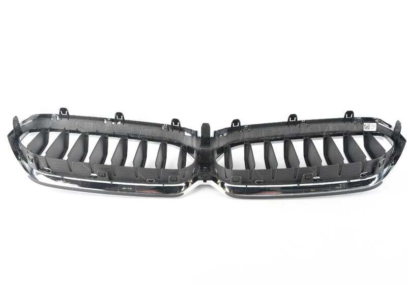 Rejilla decorativa frontal para BMW G30N, G31N, G38N (OEM 51129852283). Original BMW.