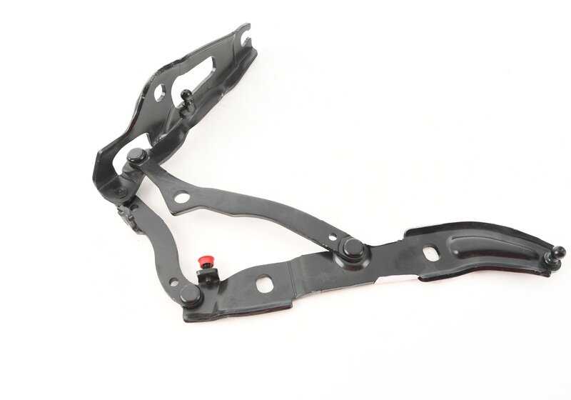 Right trunk hinge for BMW 3 Series E90, E90N, E92, E92N (OEM 41627210676). Original BMW.