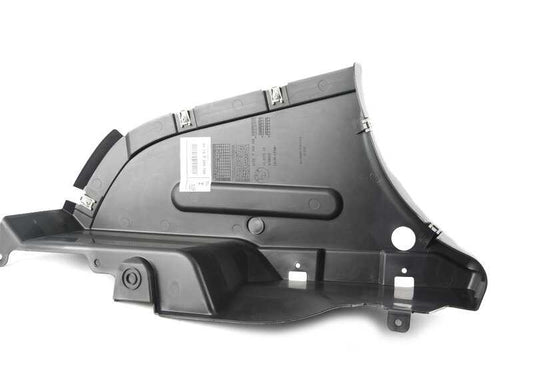 Lower protector under left rear body OEM 51757260769 for BMW F32, F33, F34, F36, F82, F83. Original BMW.