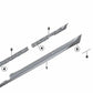 Front right sill support bar for BMW 6 Series F06, F06N (OEM 51777276348). Original BMW.