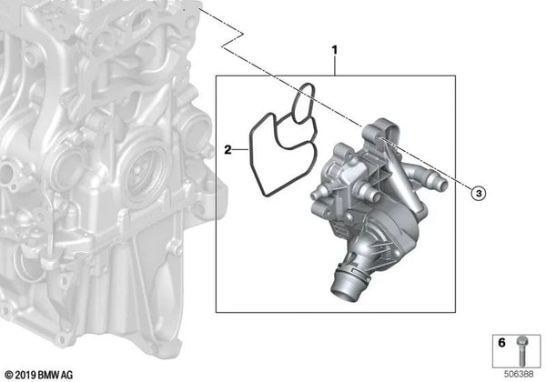 Junta de Perfil para BMW Serie 2 G42, Serie 3 G20, G21, G28, Serie 4 G22, G23, G26, Serie 5 G30, G31, Serie 6 G32, X3 G01, X4 G02, X5 G05 (OEM 11538475193). Original BMW.