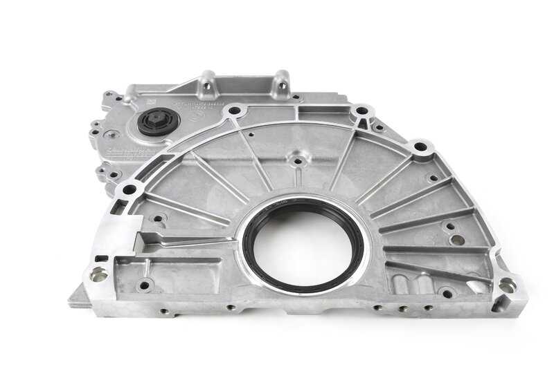 Cubierta de cadena para BMW Serie 3 E90N, E91N, E92, E92N, E93, E93N, F30, F30N, F31, F31N, F34, F34N, Serie 4 F32, F32N, F33, F33N, F36, F36N, Serie 5 F07, F10, F11, Serie 6 F06, F12, F13, Serie 7 F01, F02, X3 F25, X4 F26, X5 E70N, F15, X6 E71, F16 (OEM