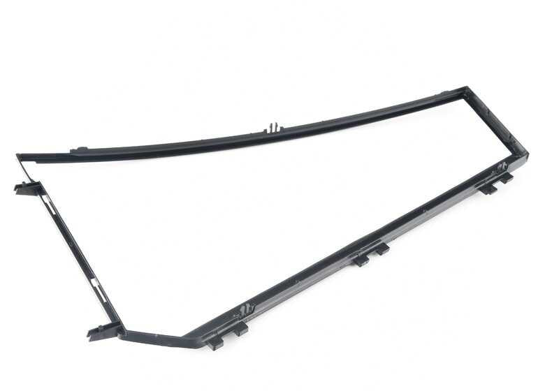 Fijación ventanilla lateral fija derecha para BMW X3 F25 (OEM 51357205604). Original BMW.