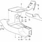 Bandeja de suelo para BMW Serie 5 E34, Serie 7 E32 (OEM 51161949731). Original BMW