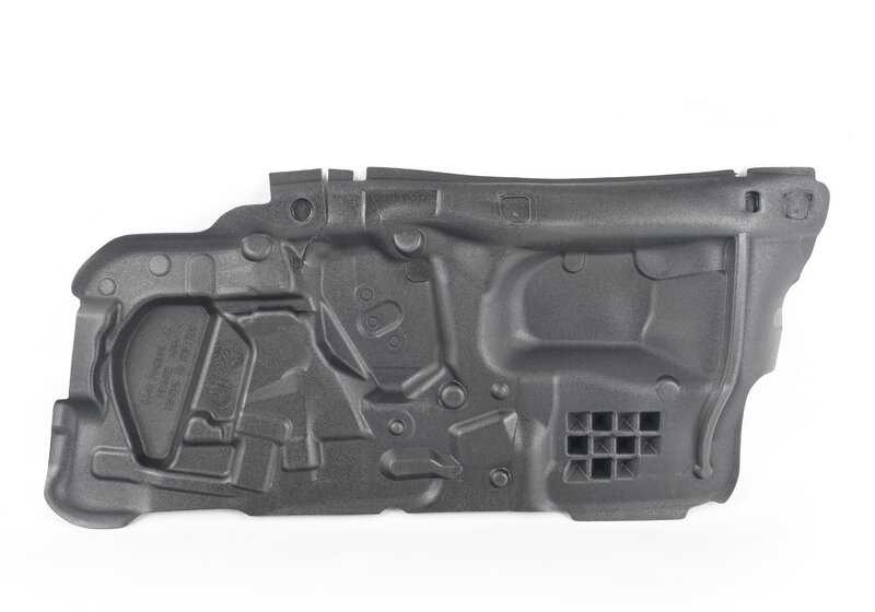 Aislamiento acústico puerta derecha para BMW Serie 6 E63, E63N, E64, E64N (OEM 51487042096). Original BMW