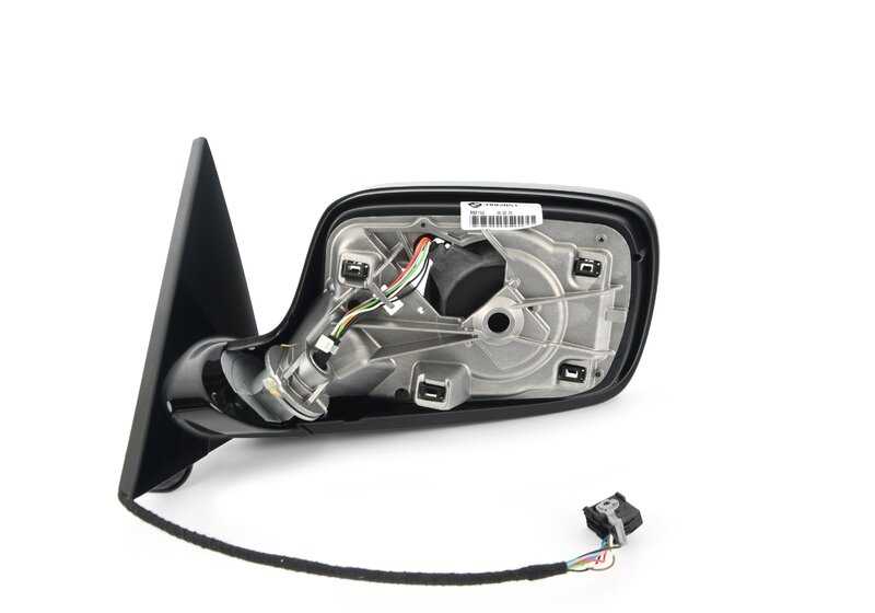 Miroir externe chauffé avec mémoire pour la série BMW 3 E46 (OEM 51167892051). BMW d'origine