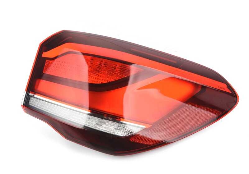 Piloto trasero LED en el lateral derecho para BMW F48N (OEM 63217477716). Original BMW