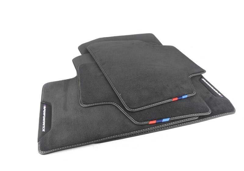 M Performance floor mats for BMW X5 F95, G05 (OEM 51472457268). Original BMW