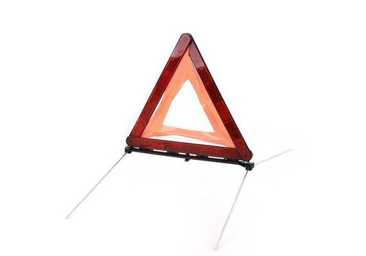 Warning triangle for BMW E46, E39, E60, E60N, E38, E65, E66 (OEM 71601095535). Original BMW