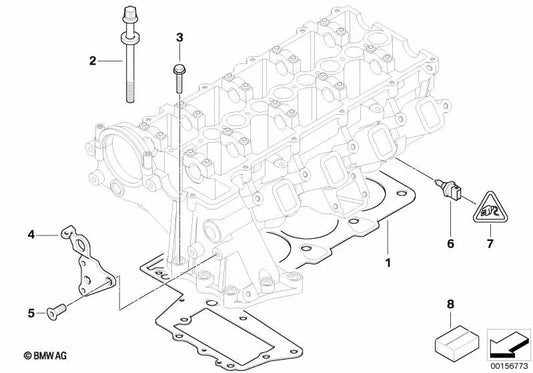 Aufhängelasche for BMW E46, E90, E91, E92, E60N, E61N, E63N, E64N, E83, E70, E71 (OEM 11127794757). Genuine BMW