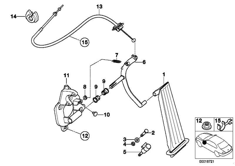 Cable Del Acelerador Para Bmw E46. Original Recambios