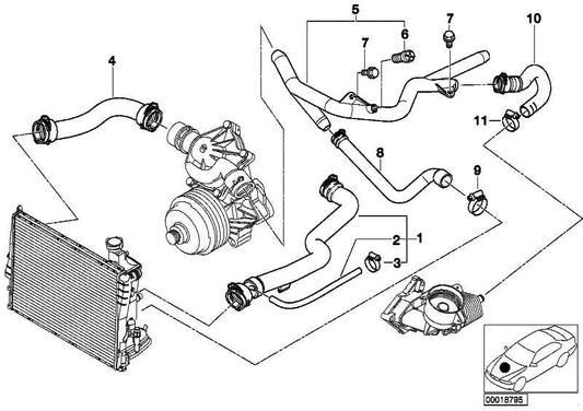 Tubo De Retorno Para Bmw E46 E39 E38 . Original Bmw. Recambios