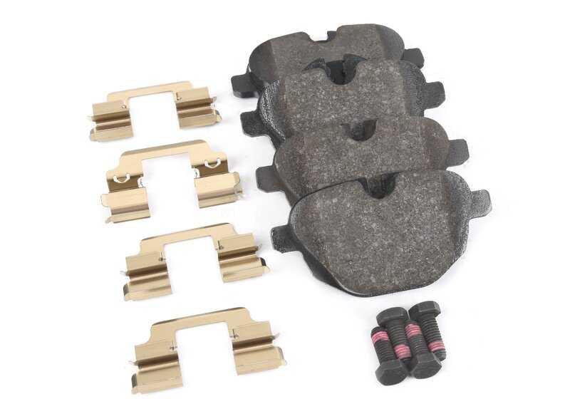 Repair kit brake pads asbestos-free for BMW F25, F26 (OEM 34216862202). Original BMW