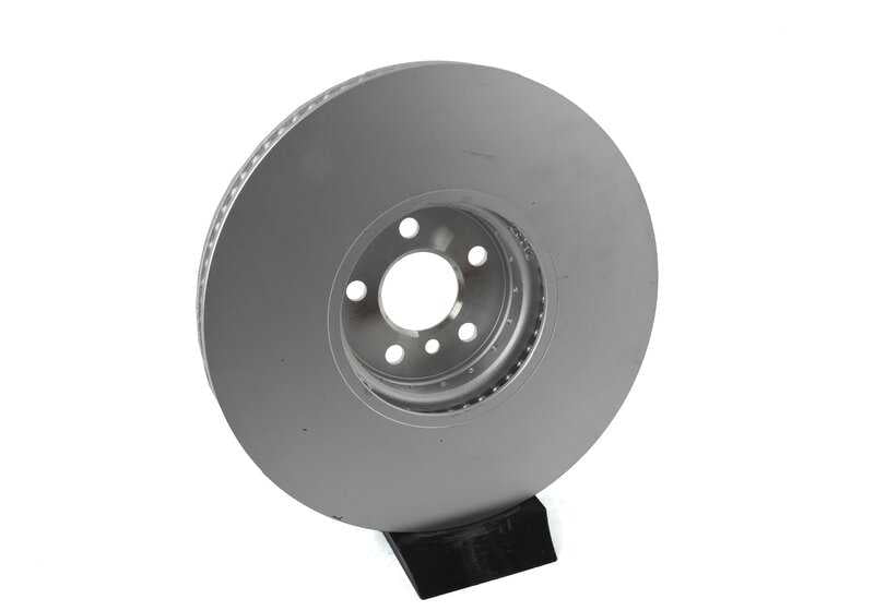 Left ventilated brake disc for BMW 2 Series G42, 3 Series G20, G20N, X6 G06, X7 G07, G07N (OEM 34106880077). Original BMW