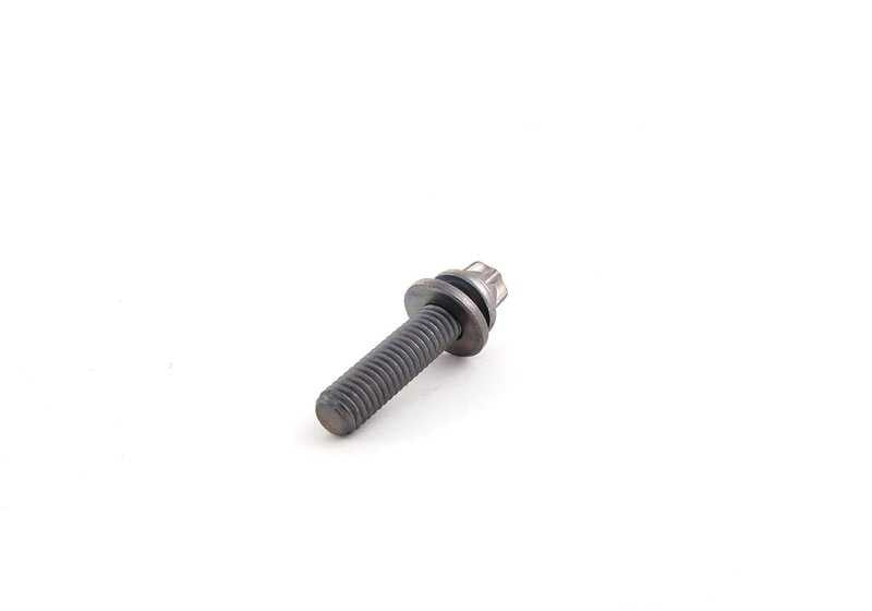 Tornillo Torx M6x25 para BMW Serie 1 E81, E82, E87N, E88, F20, F21, Serie 3 E90, E90N, E91, E91N, E92, E93, F30, F31, F34, X5 E53, E70 (OEM 07129905569). Original BMW