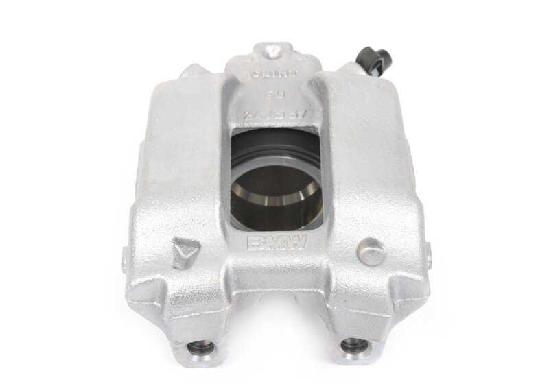 Right brake caliper housing for BMW F20, F21, F22, F23, F30, F31, F34, F35, F32, F33, F36 (OEM 34116857688). Original BMW