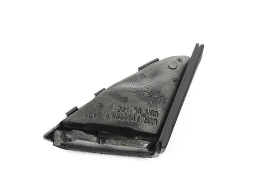 Left mirror triangle cover for BMW 5 Series F10N, F11N, F18N (OEM 51337380659). Original BMW.