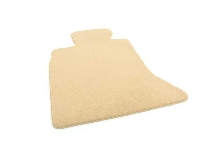 Velor Driver Side Floor Mat for BMW F10, F11, F18 (OEM 51477230444). Genuine BMW