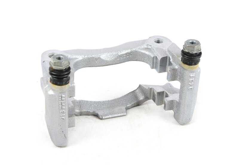 Soporte de pinza de freno izquierdo OEM 34116867311 para BMW F40, F44, F45, F46, F48, F39, F60. Original BMW.